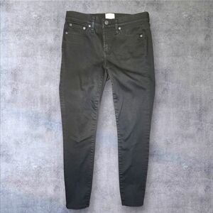 J.Crew Women’s Toothpick Skinny Jeans Black Size 29 29" Inseam
